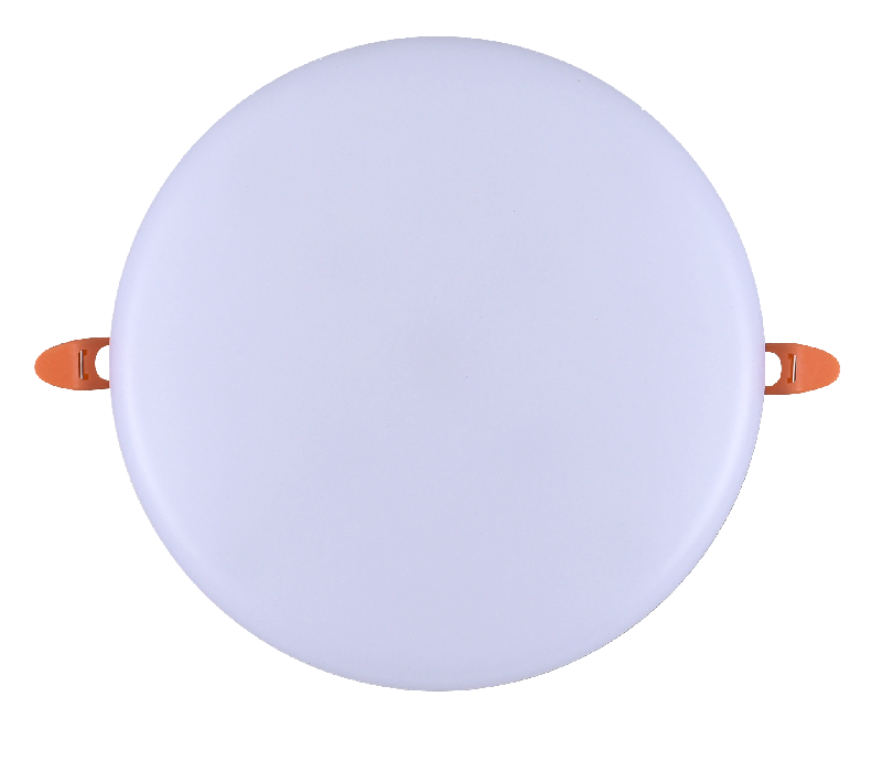 18W埋込型LEDフレームレスパネルライト、アルミ+PC、鉄+PP